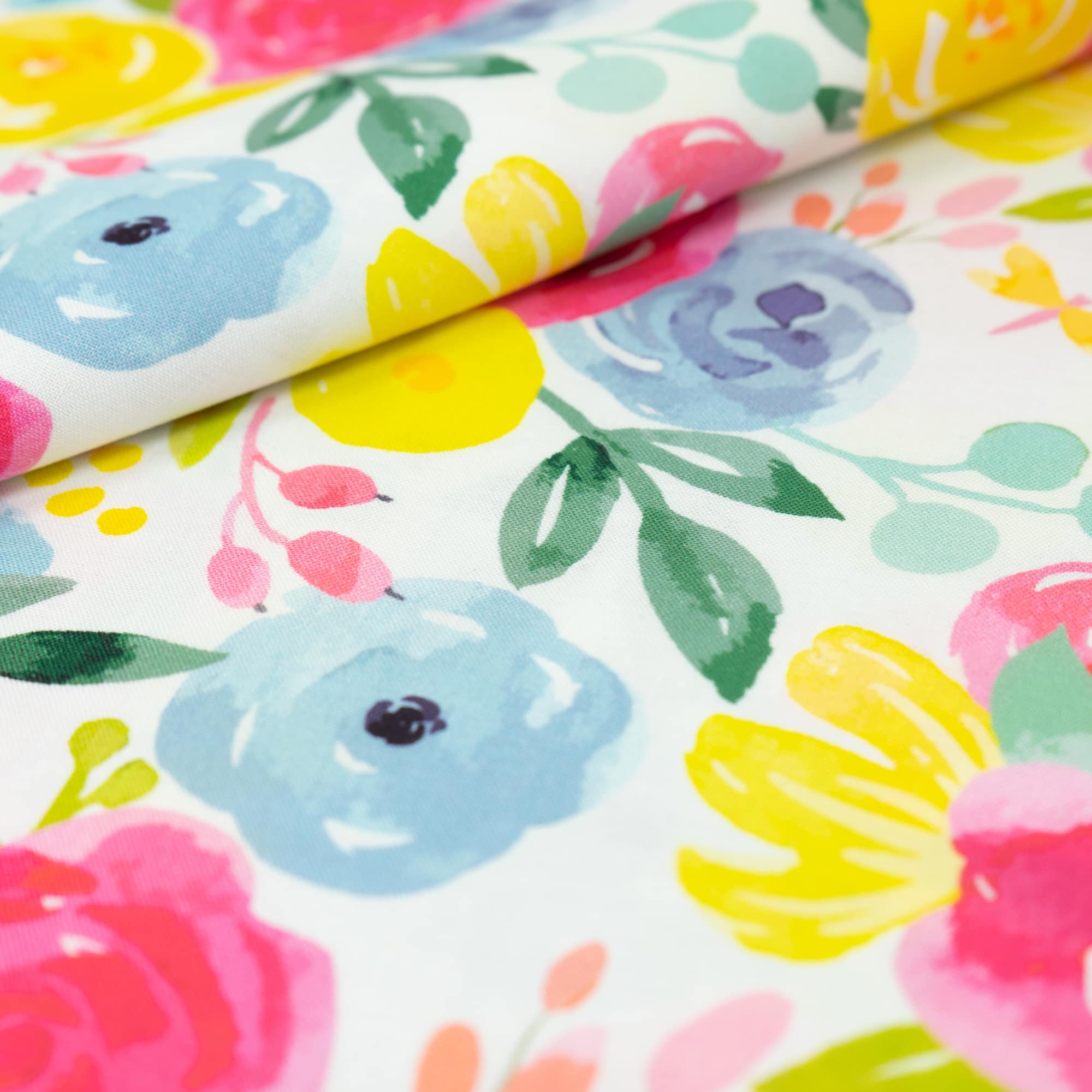 SINGER Rainbow Day Floral Cotton Fabric